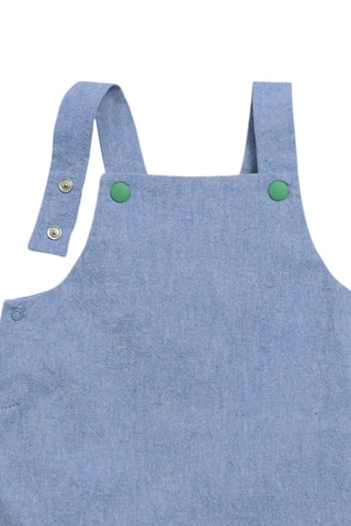 Salopette-short - 6 mois - Bleu