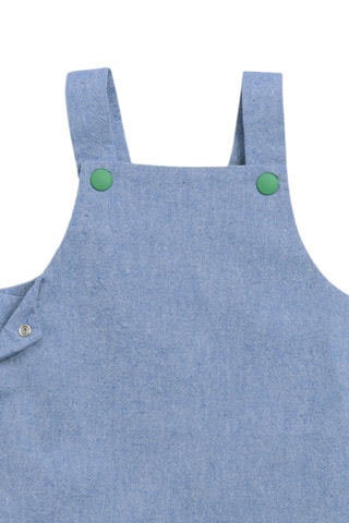 Salopette-short - 6 mois - Bleu
