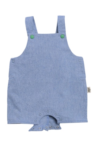 Salopette-short - 12 mois - Bleu