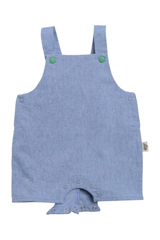 Salopette-short - 18 mois - Bleu