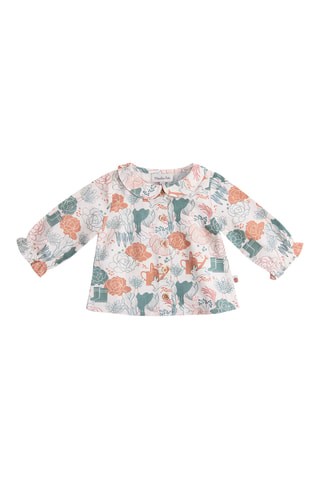 Chemisier en coton biologique - 36 mois - Beige