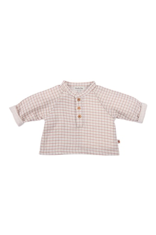 Blouse en coton biologique - 3 mois - Beige
