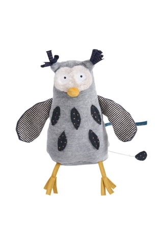 Peluche musicale hibou Les Moustaches - Dès la naissance