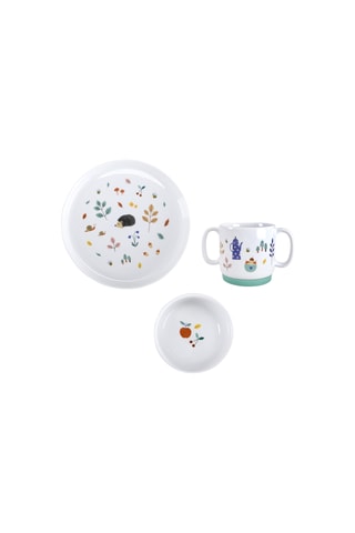 Ensemble repas en porcelaine - 3 pièces - Dès 3 ans