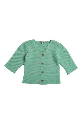 Gilet en coton biologique - 3 mois - Vert