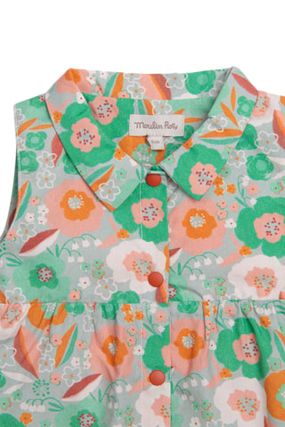 Robe en coton biologique - 36 mois - Multicolore
