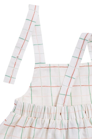 Robe-salopette en coton biologique - 36 mois - Écru