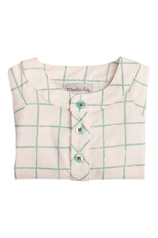 Blouse en coton biologique - 6 mois - Écru