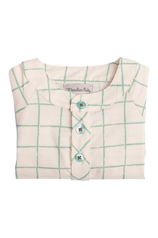 Blouse en coton biologique - 3 mois - Écru