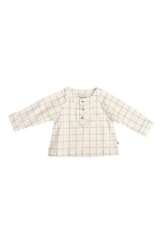 Blouse en coton biologique - 3 mois - Écru