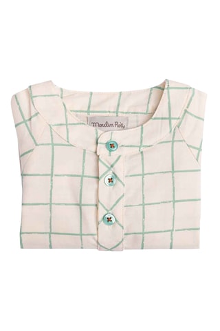 Blouse en coton biologique - 12 mois - Écru
