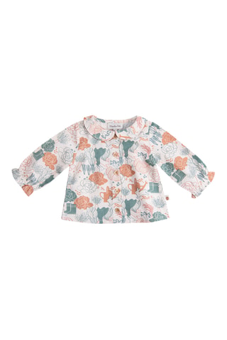 Chemisier en coton biologique - 6 mois - Beige