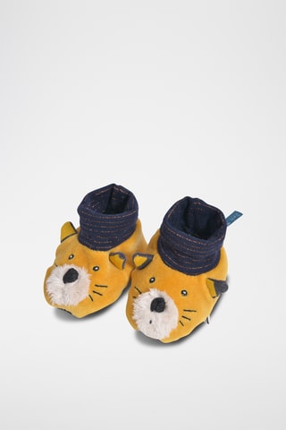 Chaussons à oreilles - Moutarde