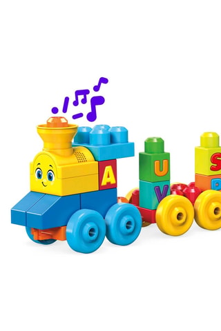 Muzikale trein van het alfabet - Vanaf 18 Maanden