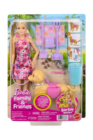 Barbie Promenade- en Benodigdhedenset - 15-delig - Vanaf 3 Jaar Willekeurig Model