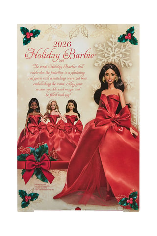 Barbie Kastanje Joyeux Noël 2026 - 3-delig - Vanaf 6 Jaar