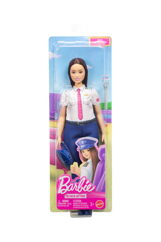 Barbiepop Beroep Piloot - 3-delig - Vanaf 3 Jaar