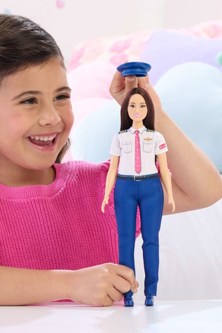 Barbiepop Beroep Piloot - 3-delig - Vanaf 3 Jaar