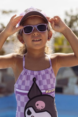 Cappellino e occhiali da sole kids Kuromi Sanrio - Viola