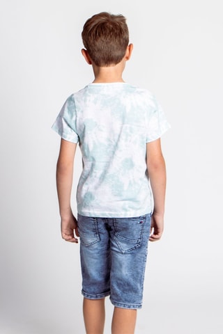 T-shirt tie and dye Stitch Lilo e Stitch Disney - Bianco, blu e verde
