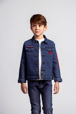 Giacca in jeans Spider-man Avengers Marvel - Blu