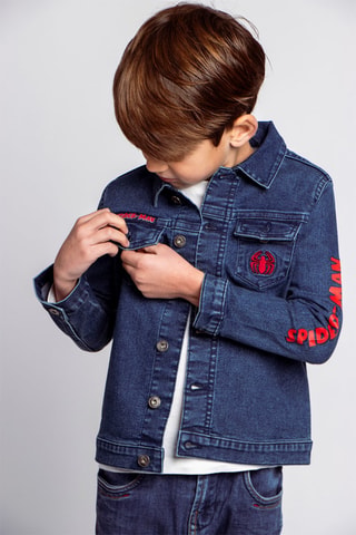 Giacca in jeans Spider-man Avengers Marvel - Blu