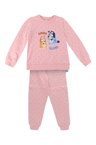 Felpa e pantaloni sportivi Bluey e Bingo Bluey - Blu, arancione e rosa