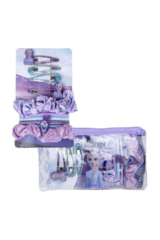 Trousse completa Elsa Frozen Disney - 10 pezzi - Malva - Viola