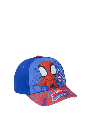 Cappellino e occhiali da sole kids Spider-Man Avengers Marvel - UV 400 - Blu elettrico - Bianco, nero e rosso
