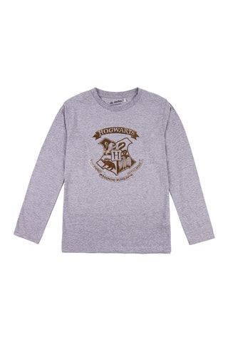 T-shirt Hogwarts Harry Potter - Grigio