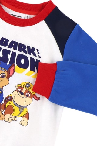 Felpa e pantaloni sportivi Paw Patrol - Bianco, rosso e blu