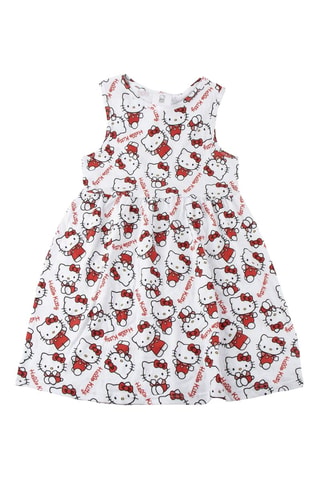 Abito Hello Kitty Sanrio - Bianco e rosso