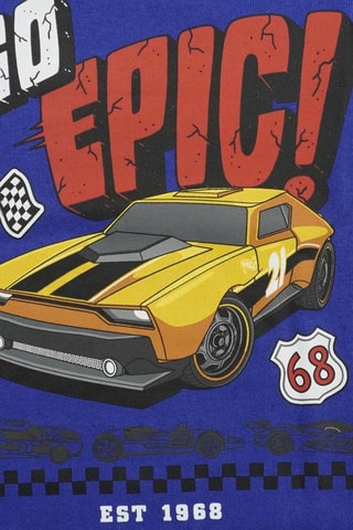 Pigiama Hot Wheels - Blu
