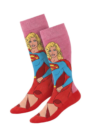 3 paia di calze Supergirl DC Comics - Multicolore