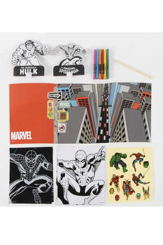 Borsa per colorare Spiderman DC Comics - 18 pezzi