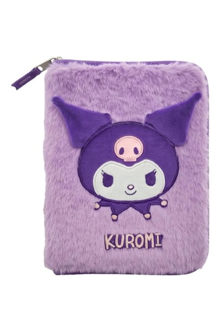 Astuccio con cancelleria Kuromi Sanrio - 8 pezzi - Viola