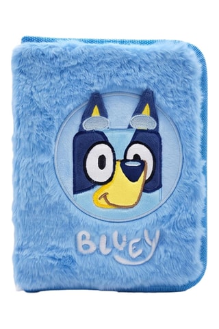 Astuccio con cancelleria Bluey - 8 pezzi - Blu