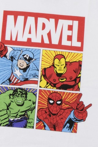 T-shirt Avengers Marvel - Bianco