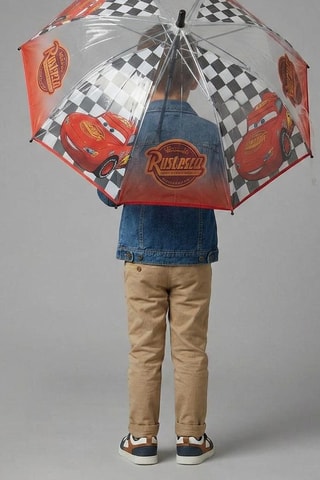 Ombrello manuale Saetta  McQueen Cars Pixar - Rosso