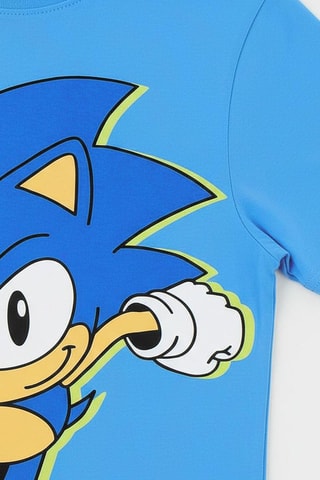 T-shirt Sonic Sonic the Hedgehog - Blu