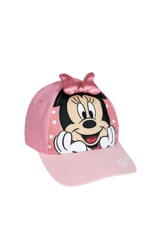 Cappellino Minni Disney - Bianco, nero e beige