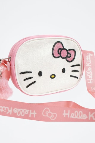 Borsa a tracolla Hello Kitty Sanrio - Bianco e rosa