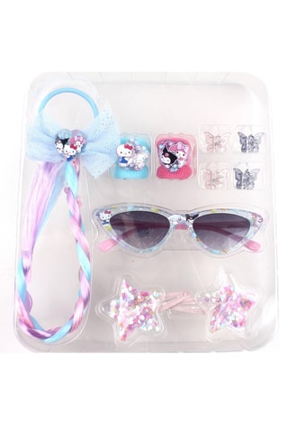 Cofanetto accessori di bellezza Hello Kitty Sanrio - 14 pezzi