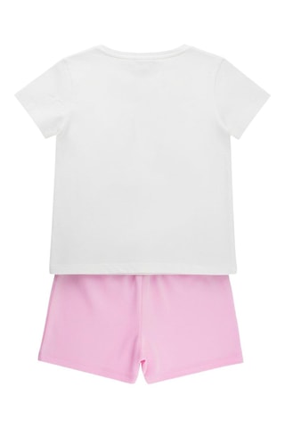 T-shirt e shorts Stitch Lilo e Stitch Disney - Bianco e rosa