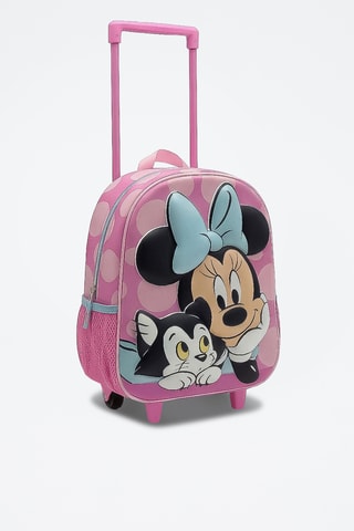 Borsone trolley Minni e Figaro Disney - Rosa
