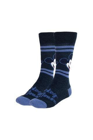 3 paia di calze Topolino Disney - Blu, grigio e rosso