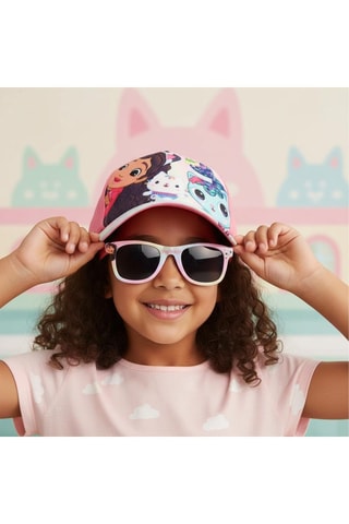 Cappellino e occhiali da sole kids La casa delle bambole di Gabby - Rosa