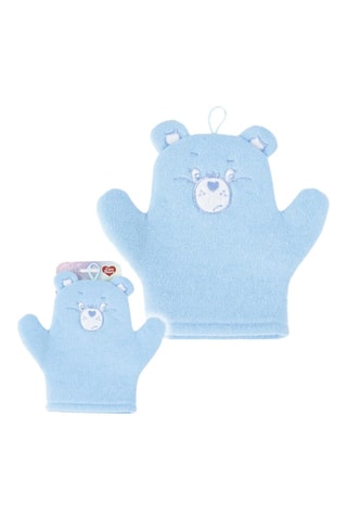Guanto da bagno con orecchie Care Bears - Blu