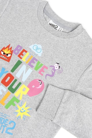 Felpa Inside Out Disney Pixar - Grigio