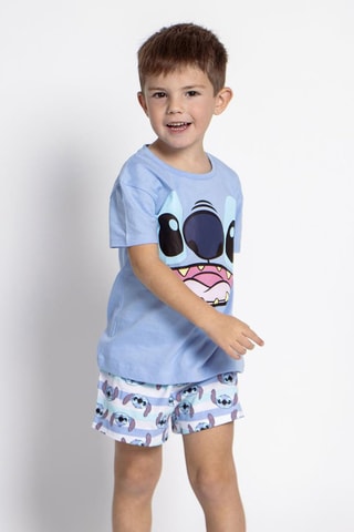 Pigiama Stitch Lilo e Stitch Disney - Blu - Nero, blu e rosa
